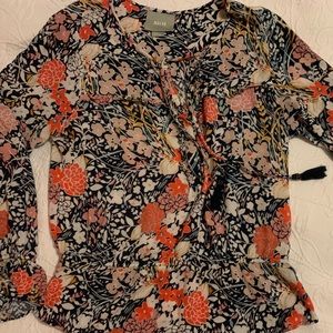 Maeve Light, long sleeve blouse size Small EUC